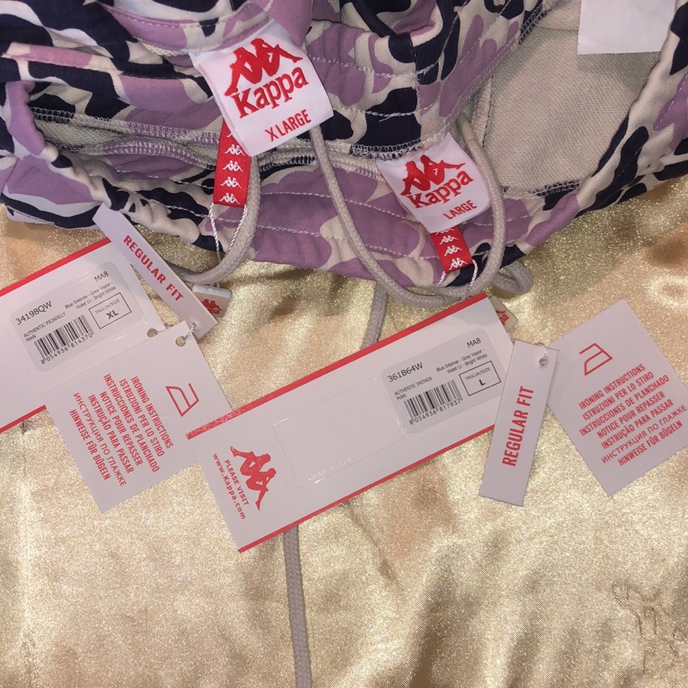 NWT Kappa 2 piece bundle: XL Hoodie & L shorts - Picture 6 of 6